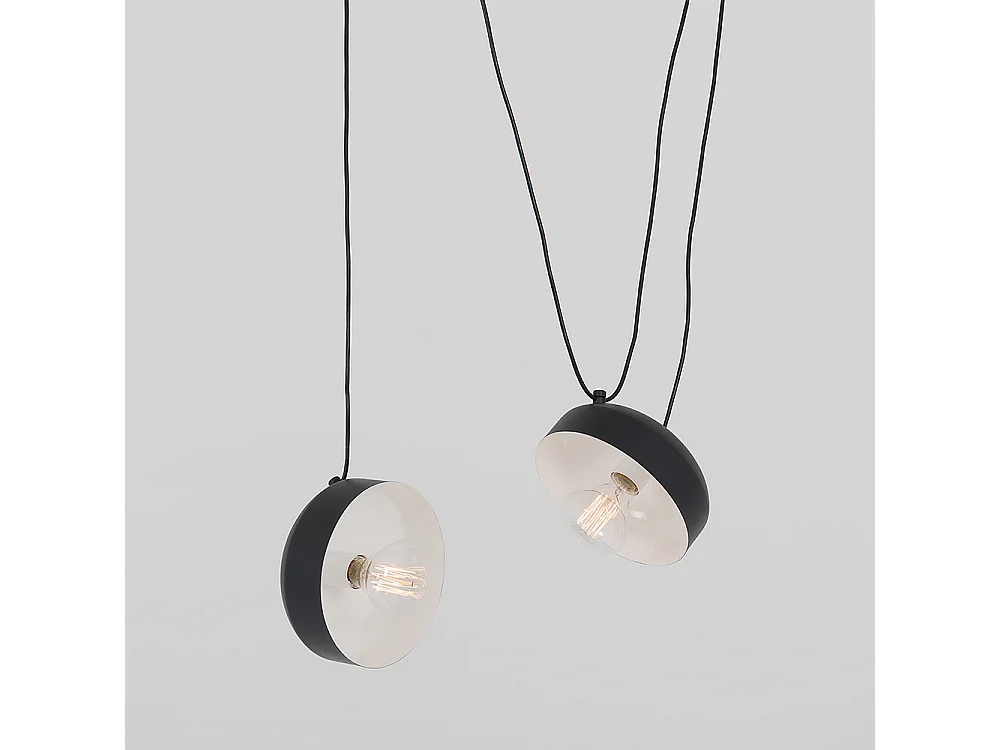 Lampe schwarz Popo flach 2