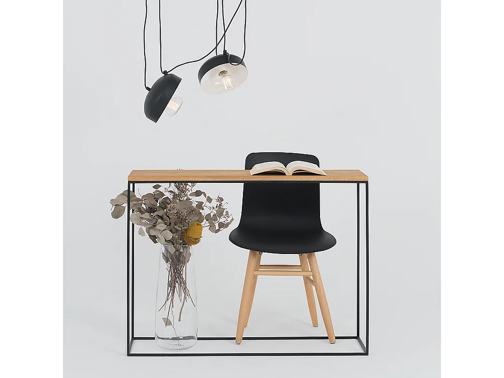 Lampe schwarz Popo flach 2