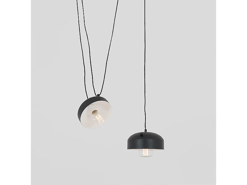 Lampe schwarz Popo flach 2