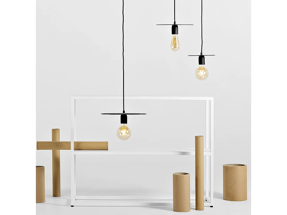 Pendelleuchte schwarz Skivas M