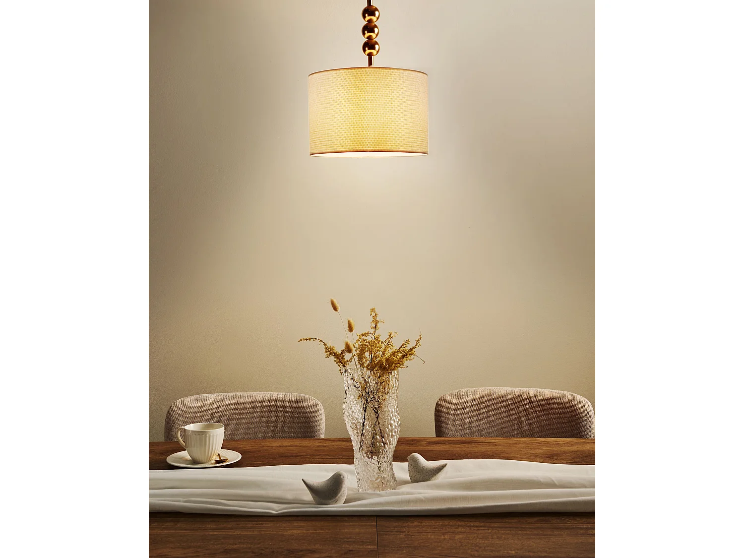 Lampe suspension LOKY Métal Laiton