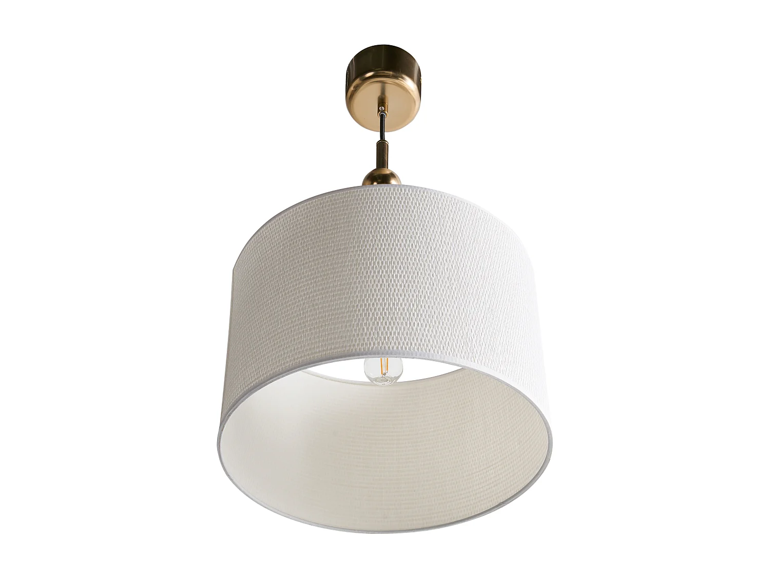 Lampe suspension LOKY Métal Laiton