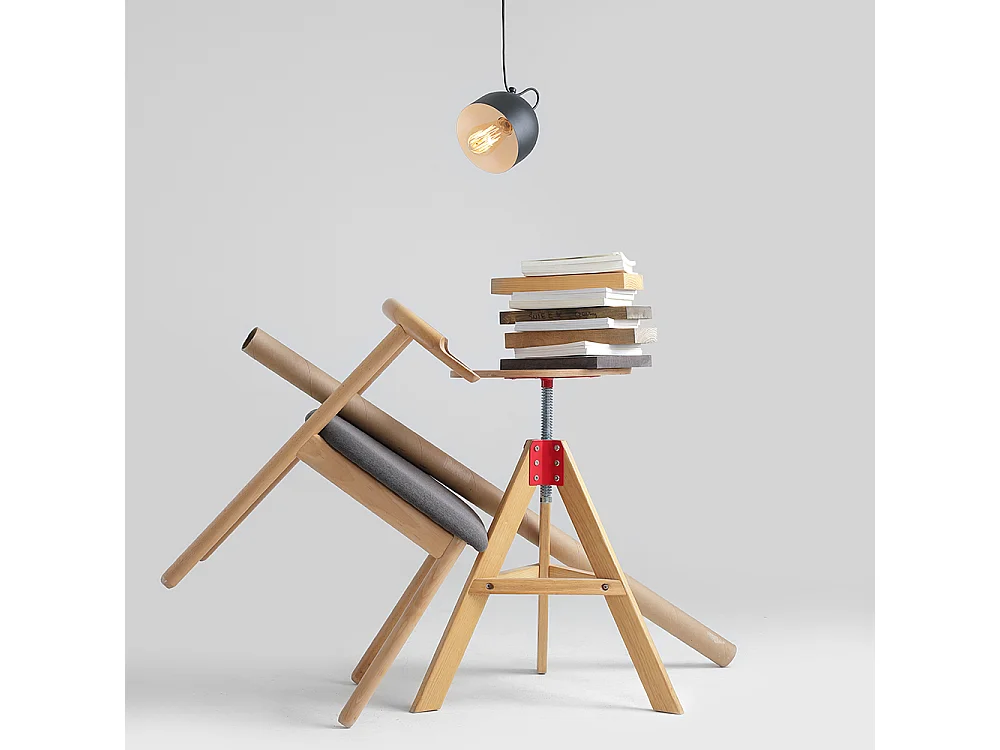 Luminaire de plafond POPO 1, noir, Ø 15 cm