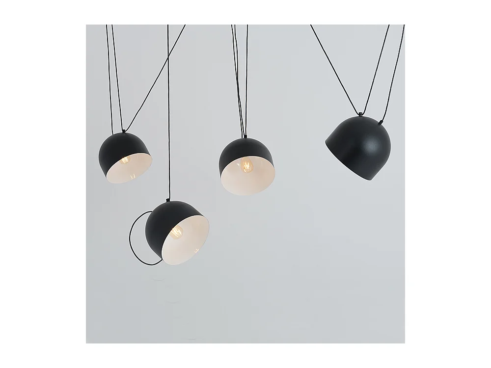 Lampe schwarz POPO L 4