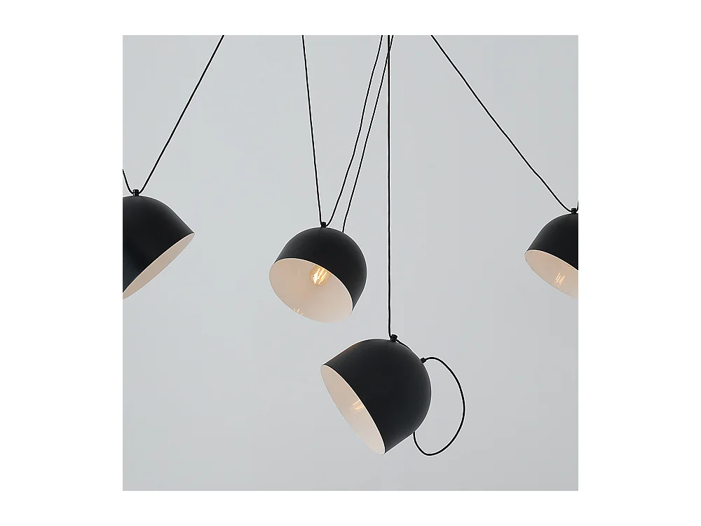 Lampe schwarz POPO L 4