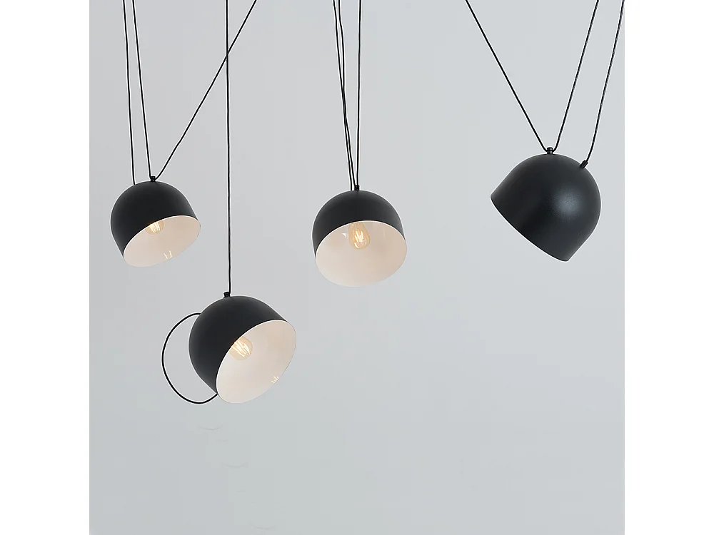 Lampe schwarz POPO L 4