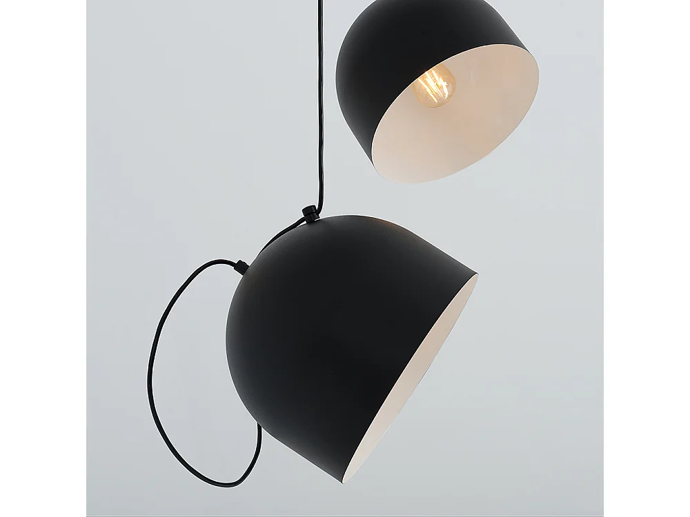Lampe schwarz POPO L 4