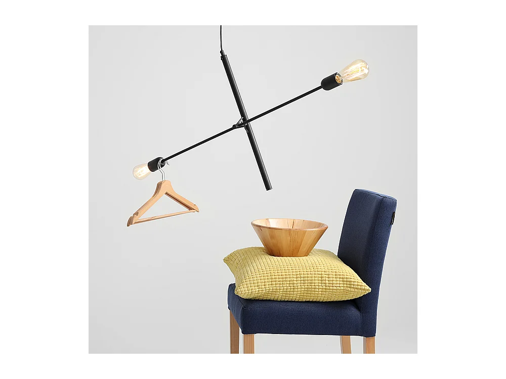 Lamp 0,9x0,5 m zwart Twigo 2