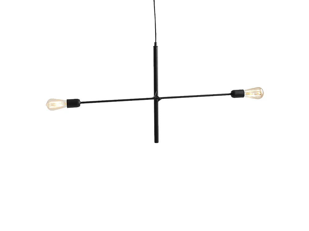 Lampe 0,9x0,5 m noire Twigo 2