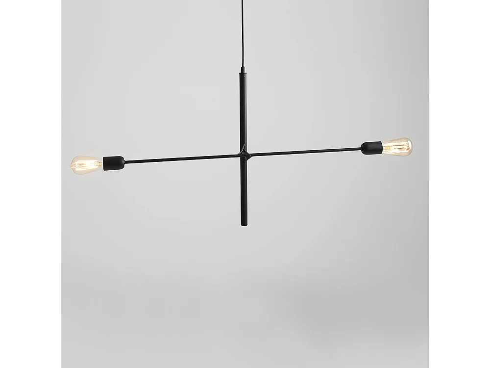 Lampe 0,9x0,5 m noire Twigo 2