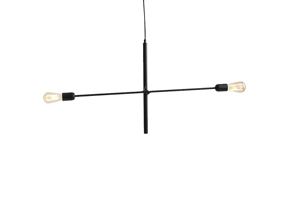 Lampe 0,9x0,5 m noire Twigo 2