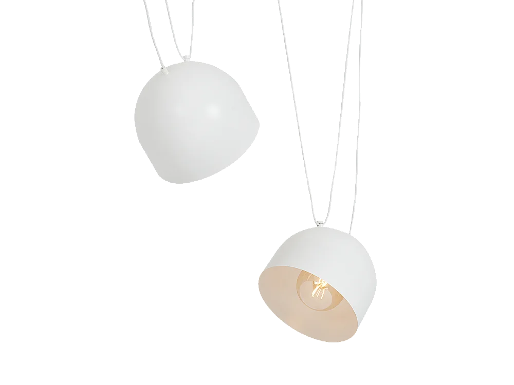 Lampe blanche Popo L 2