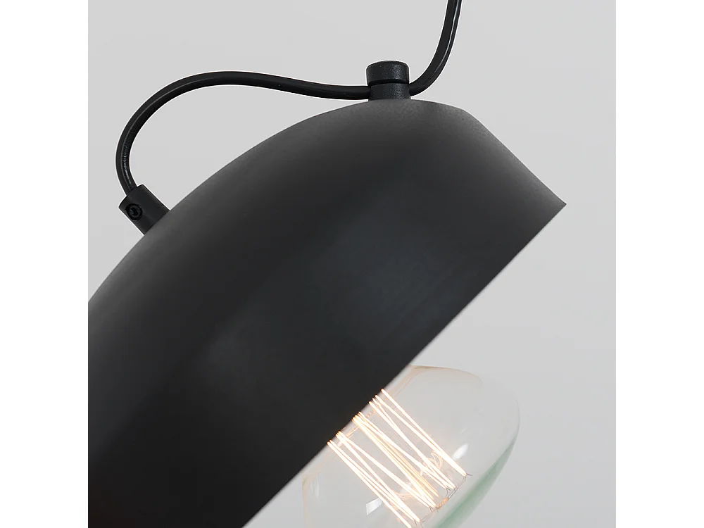 Lampe schwarz POPO FLAT 1