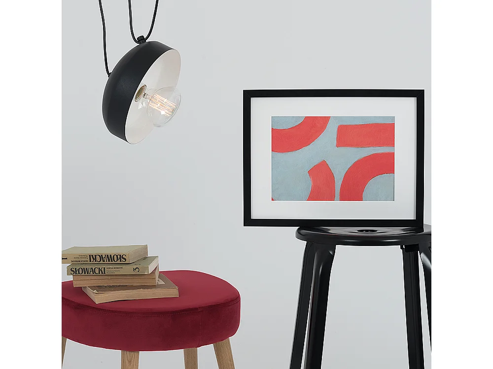 Lampe schwarz POPO FLAT 1