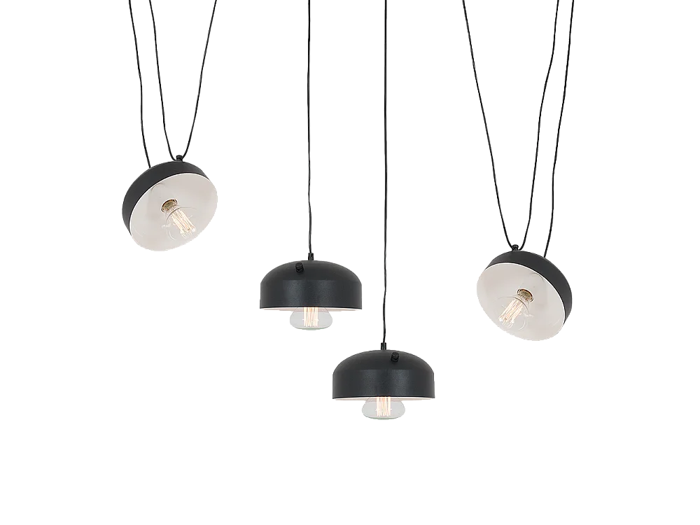 Lampe noire POPO FLAT L 4