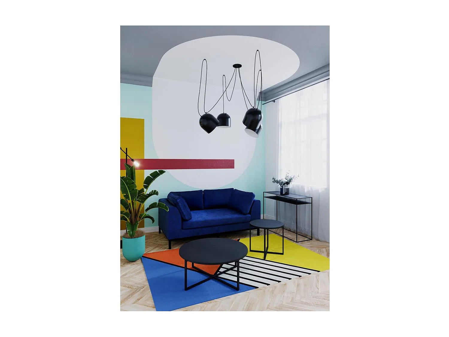 Lampe schwarz Popo 4