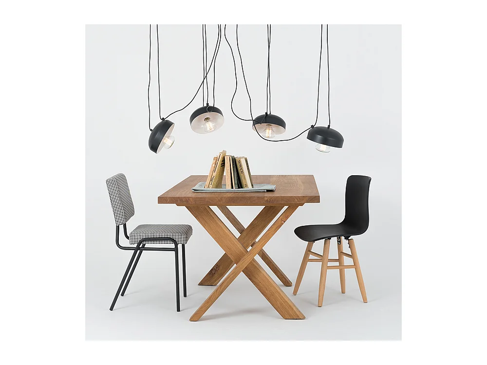 Lampada nera POPO FLAT 4