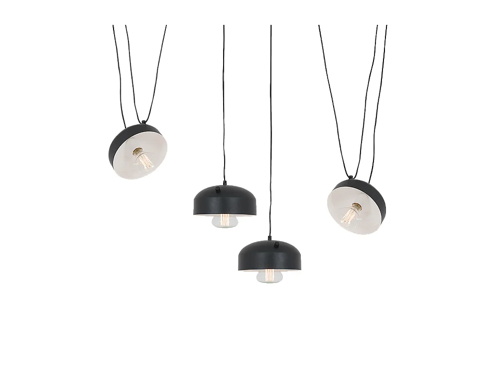 Lampada nera POPO FLAT 4