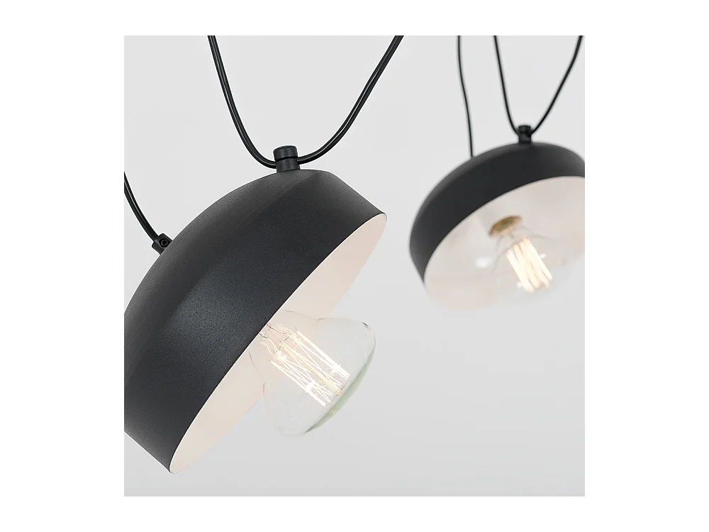 Lampada nera POPO FLAT 4