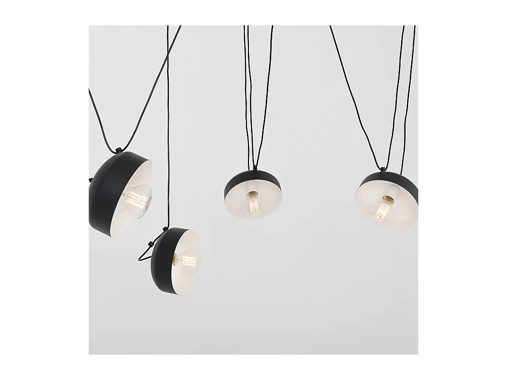 Lampada nera POPO FLAT 4