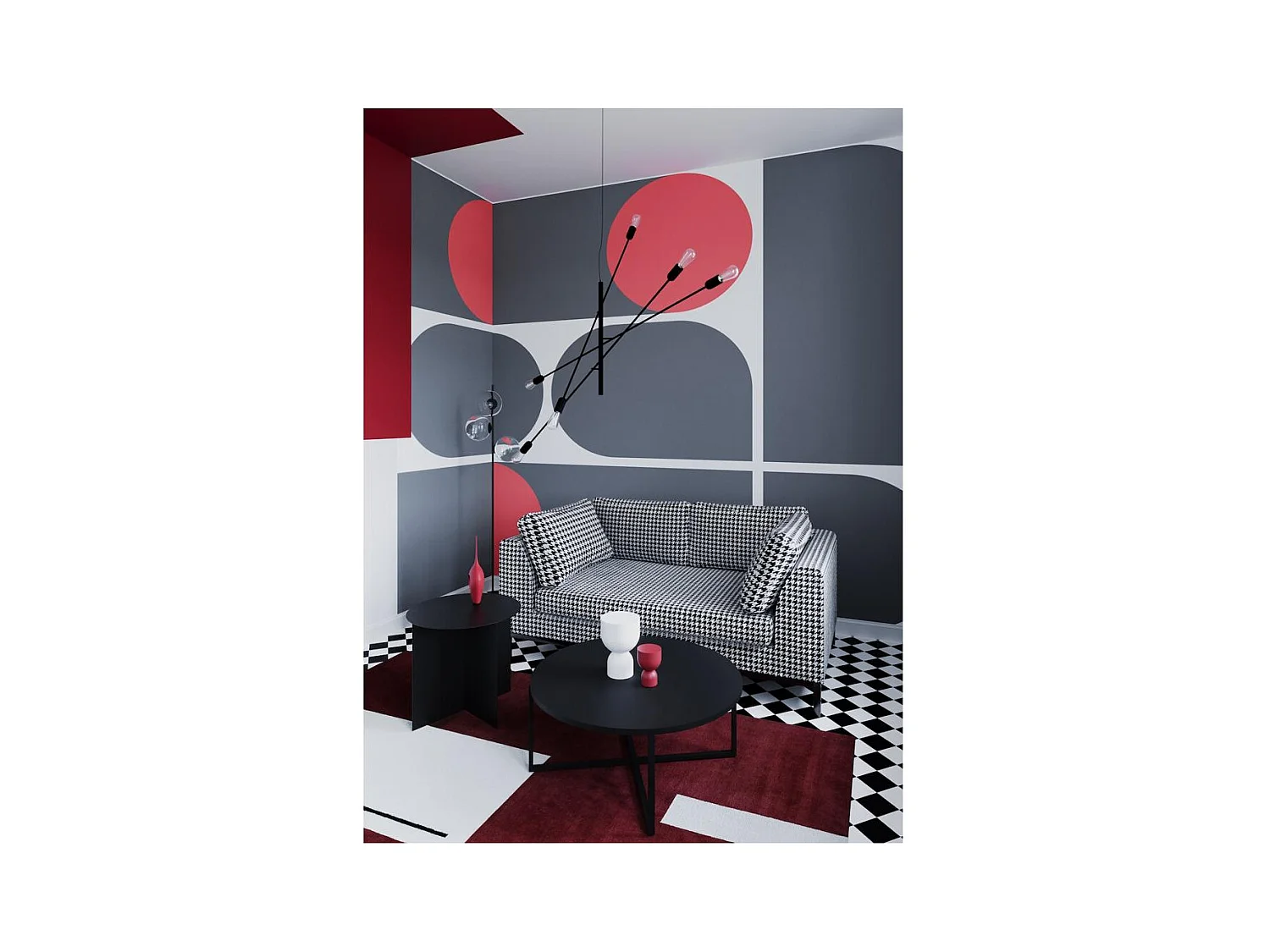 Lampada nera Twigo 901001, 1x0,5 m