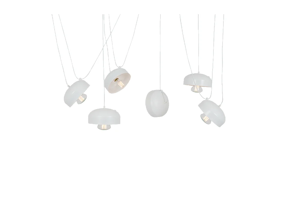 Lampe weiß POPO FLAT 6