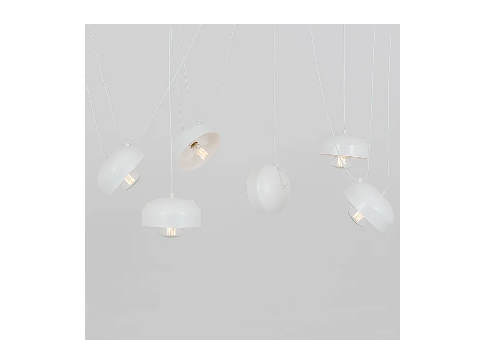 Lampe weiß POPO FLAT 6