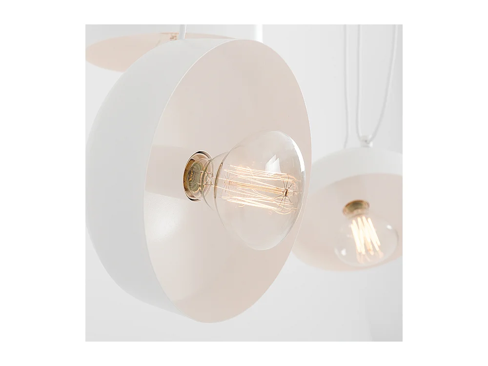 Lampe weiß POPO FLAT 6