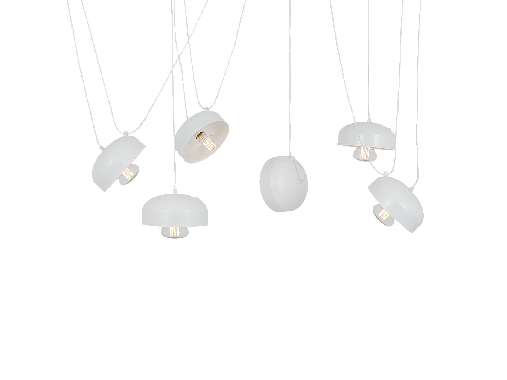 Lampe weiß POPO FLAT 6