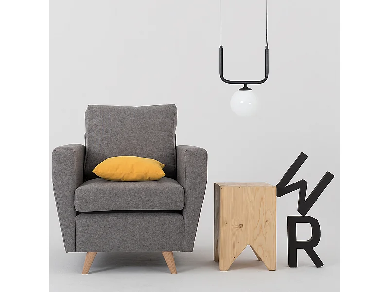 Lampe 0,3x0,33 m noire Catkin