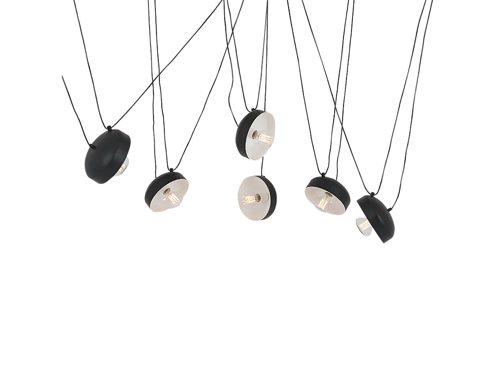 Lampe noire POPO FLAT 6