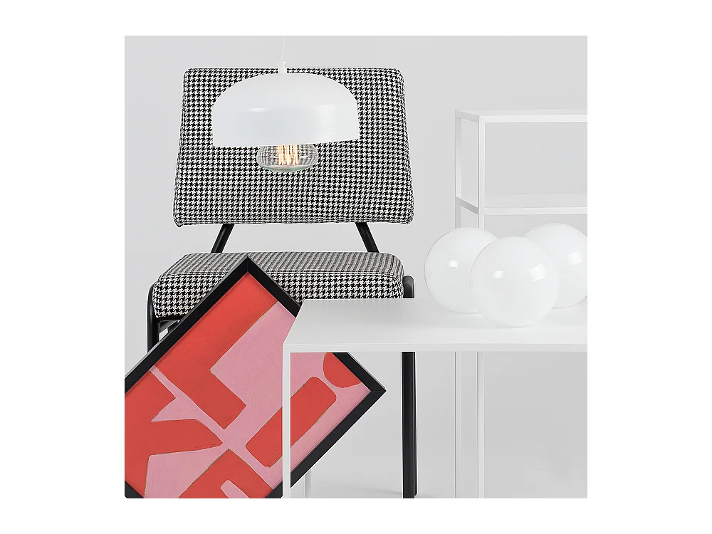 Lampe weiß POPO FLAT L 1