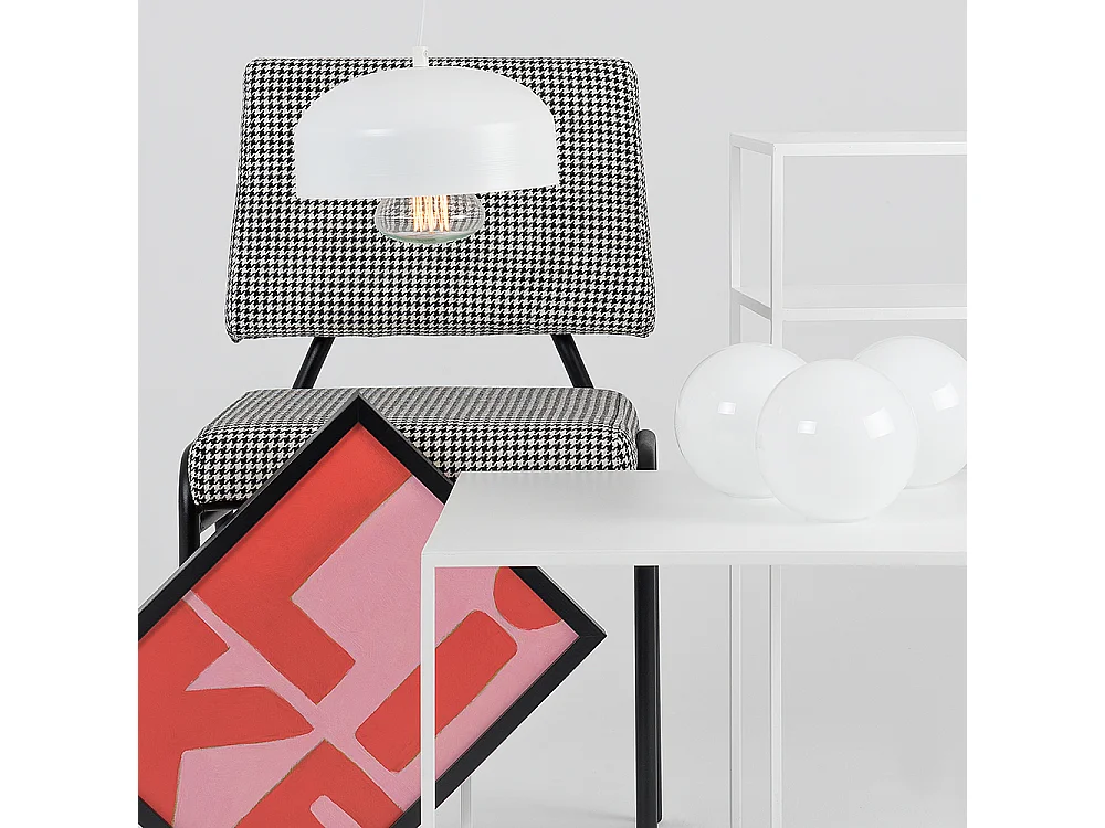 Lampe weiß POPO FLAT L 1