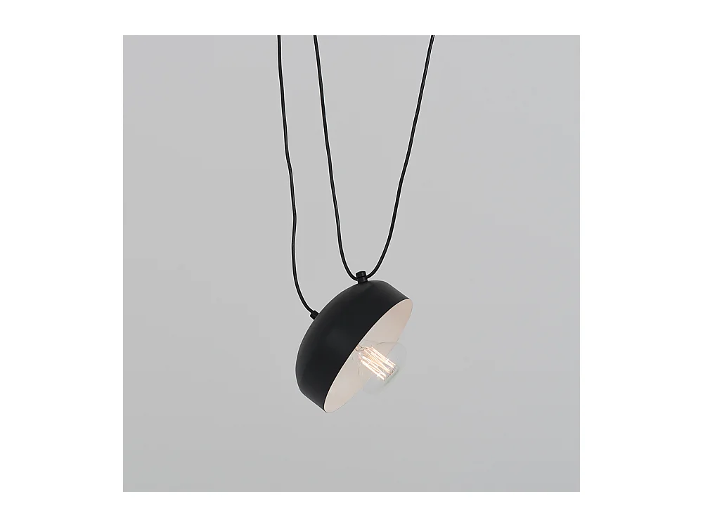 Lampe noire Popo Flat L 1