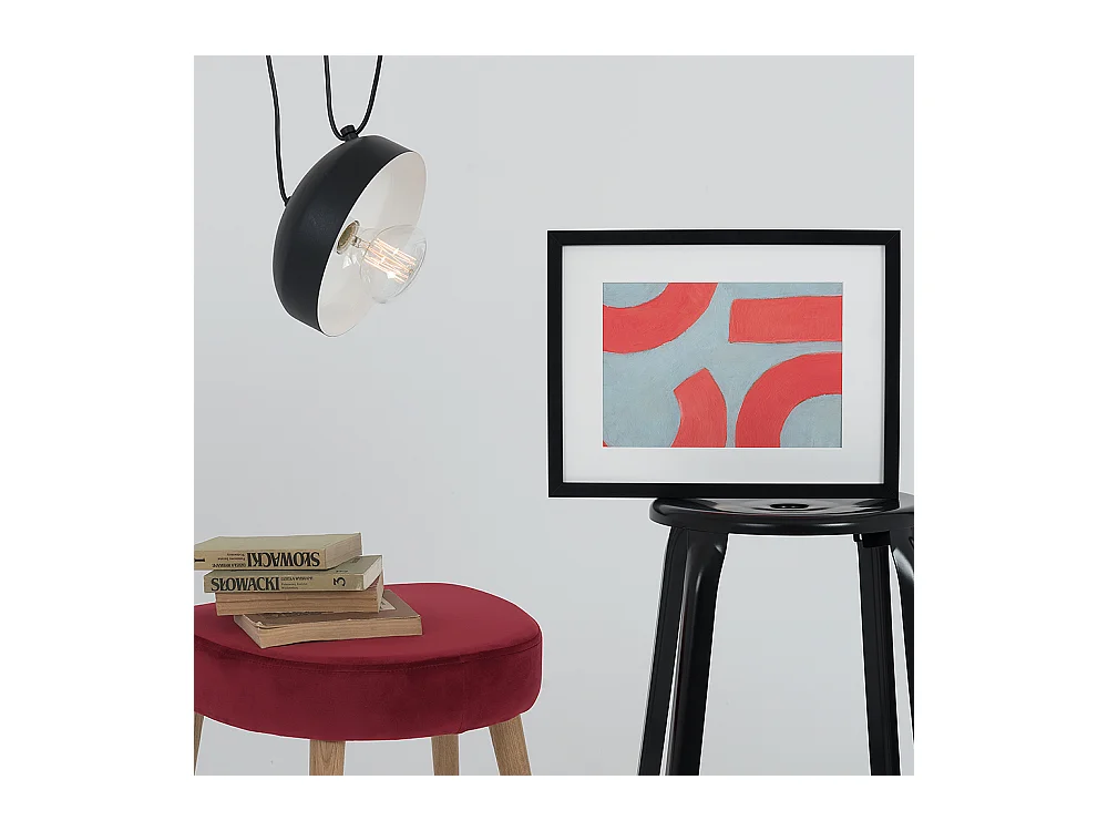 Lampe noire Popo Flat L 1