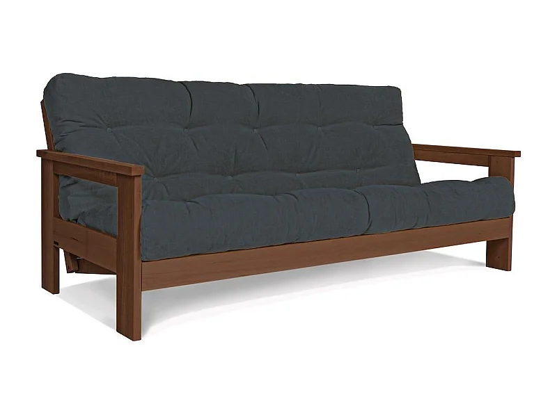 Sofá-cama 210x105x83 cm nogueira México
