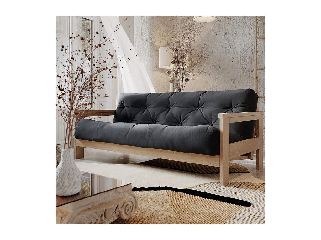 Schlafsofa 2,1x1,05x0,83 m Graphit Mexico