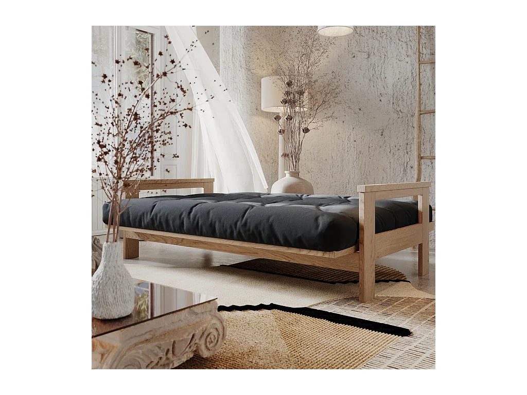 Schlafsofa 2,1x1,05x0,83 m Graphit Mexico