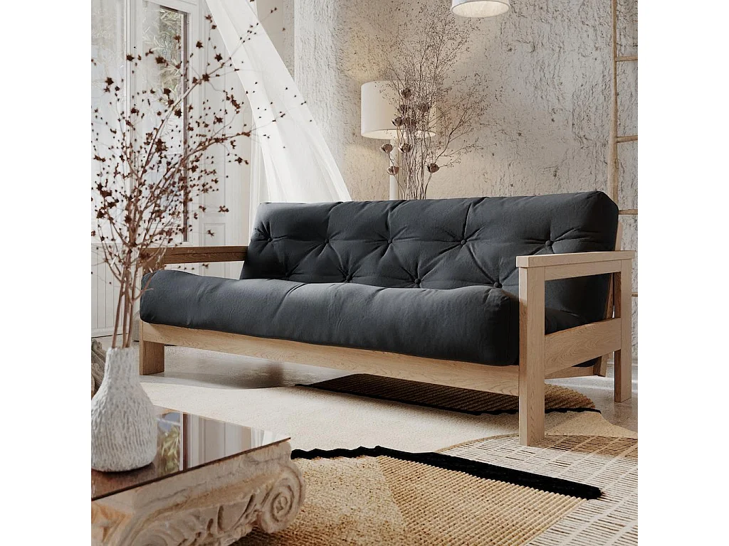 Schlafsofa 2,1x1,05x0,83 m Graphit Mexico