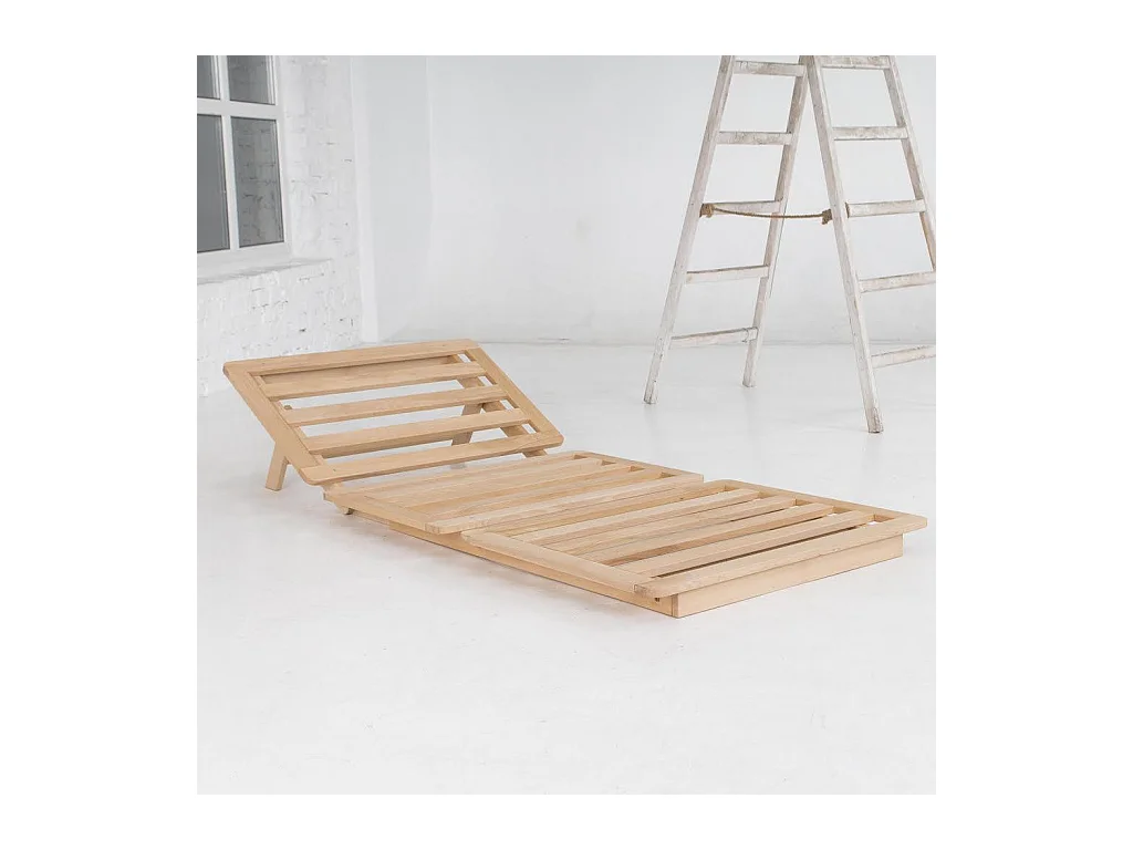 Futon-Sofa 90x115x80 cm beige Layti