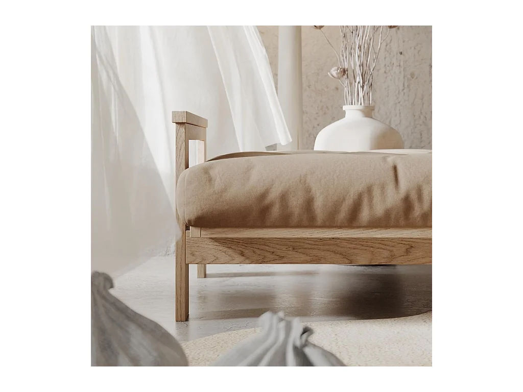 Schlafsofa 210x105x83 cm Beige Mexico