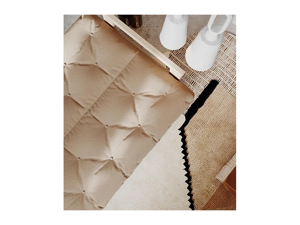 Schlafsofa 210x105x83 cm Beige Mexico