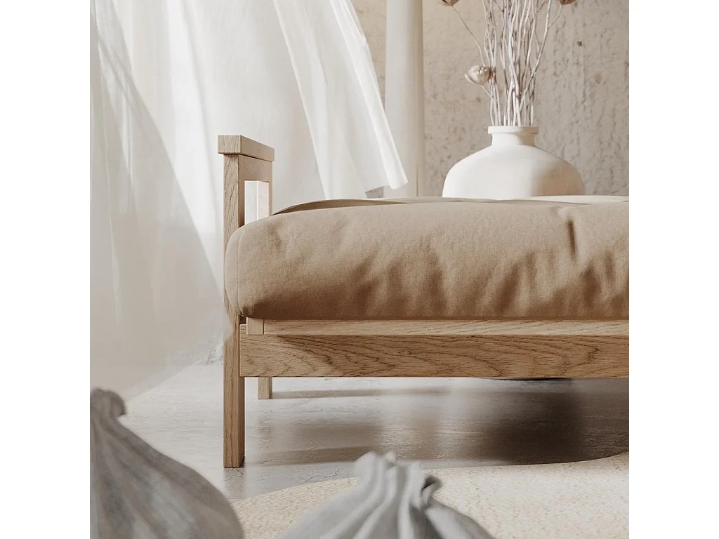 Schlafsofa 210x105x83 cm Beige Mexico