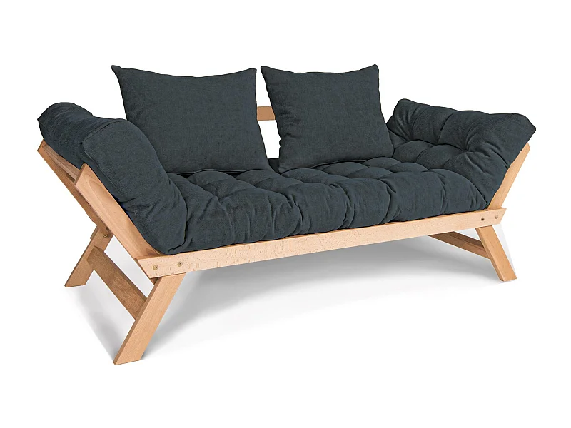 Sofa rozkładana 1,7x0,83x0,8 m grafit Allegro