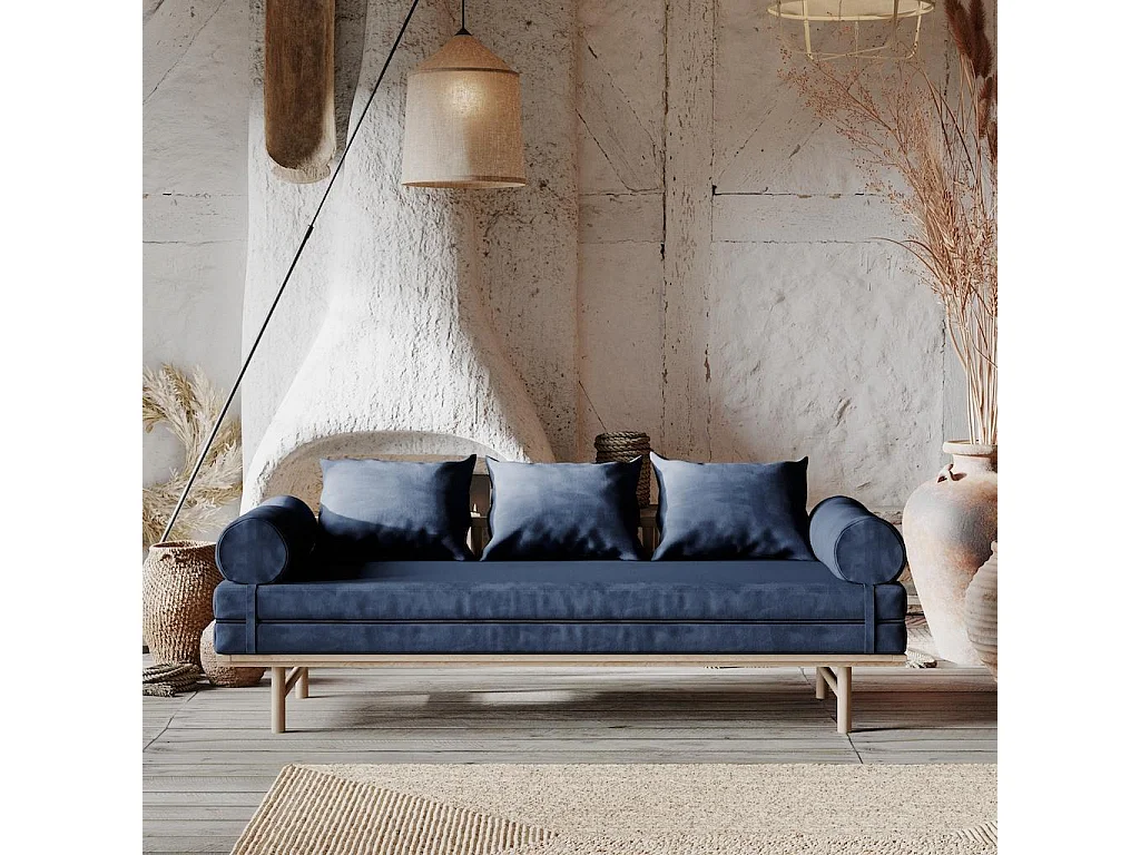 Tagesbett 2,01x0,74x0,7 m Blau le MAR