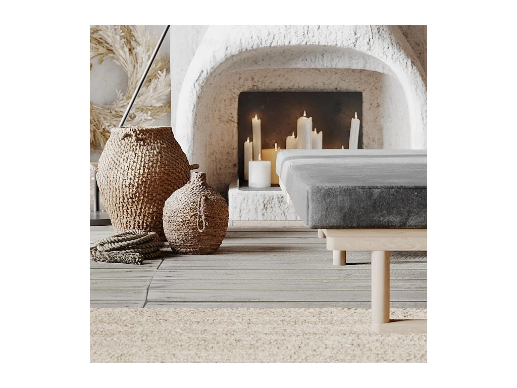 Tagesbett 2,01x0,74x0,7 m natürliche Esche Le MAR