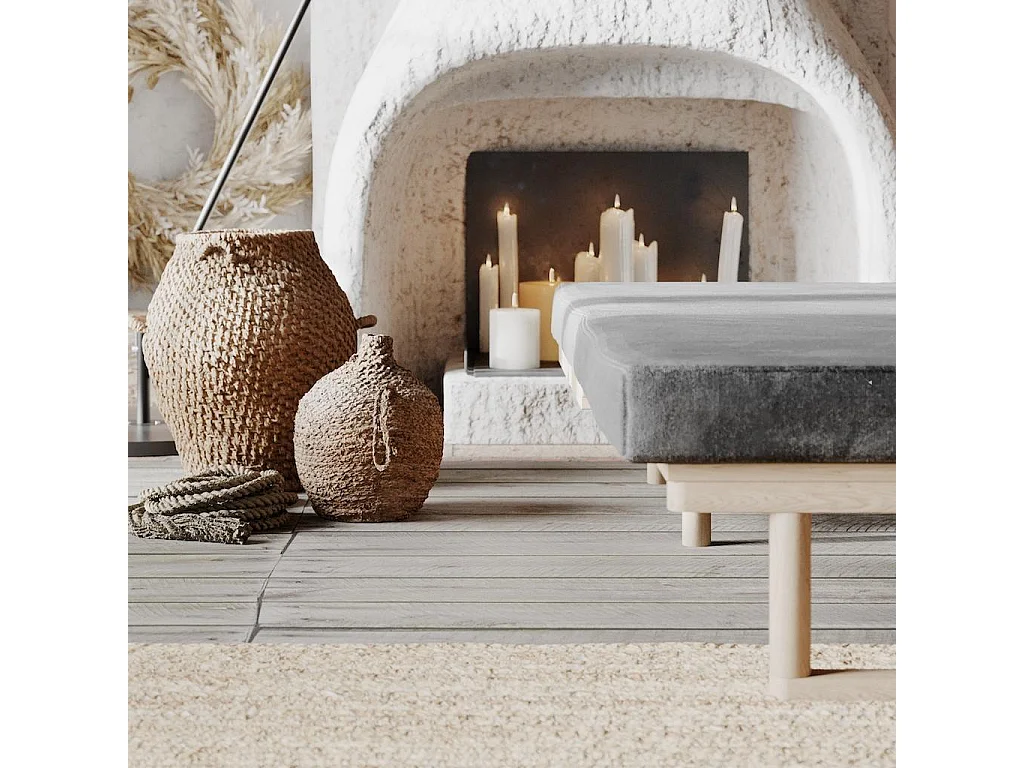 Tagesbett 2,01x0,74x0,7 m natürliche Esche Le MAR