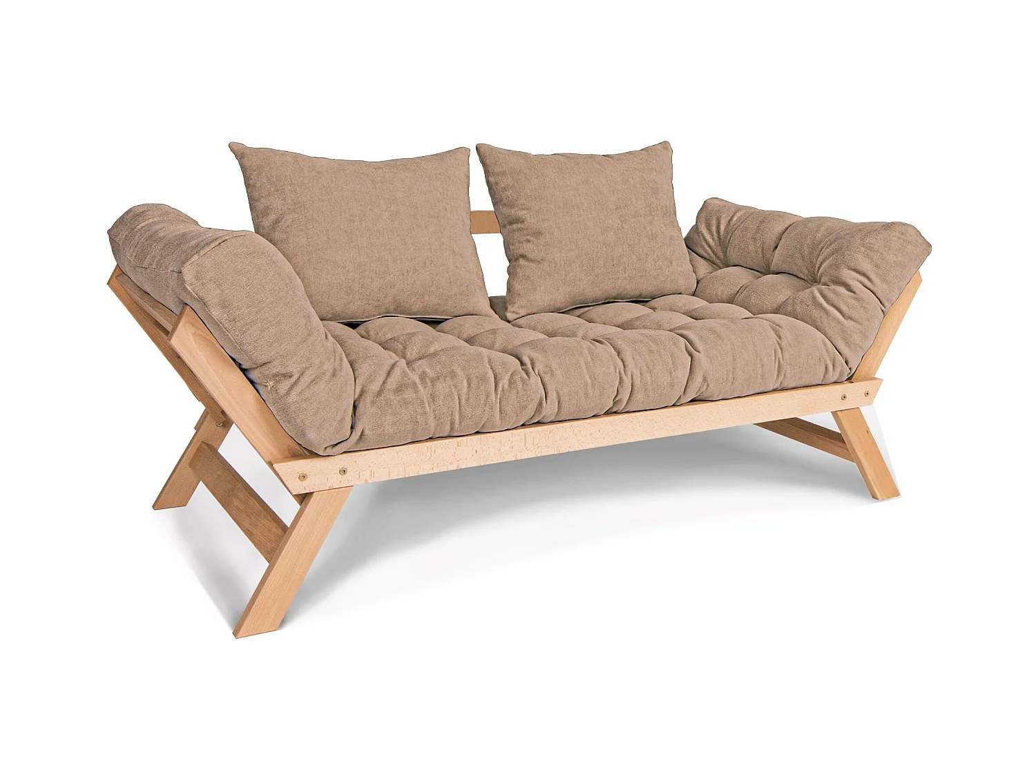 Schlafsofa 1,7x0,83x0,8 m Beige Allegro