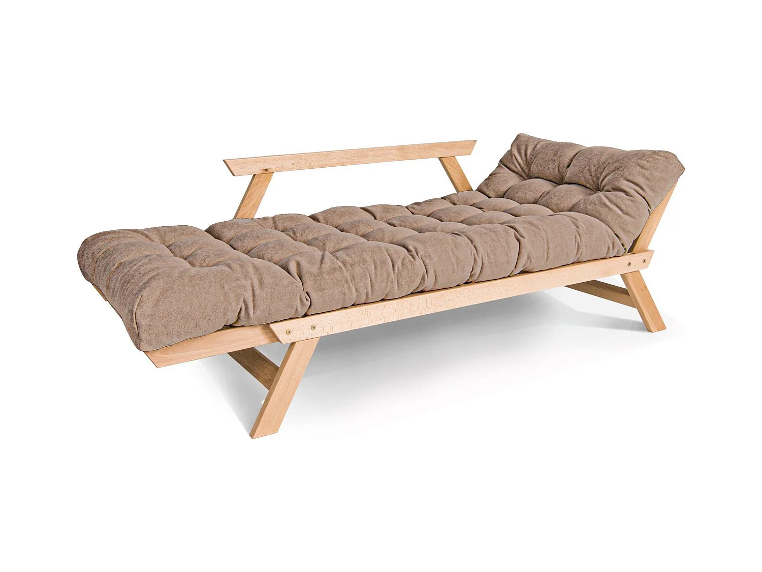 Schlafsofa 1,7x0,83x0,8 m Beige Allegro