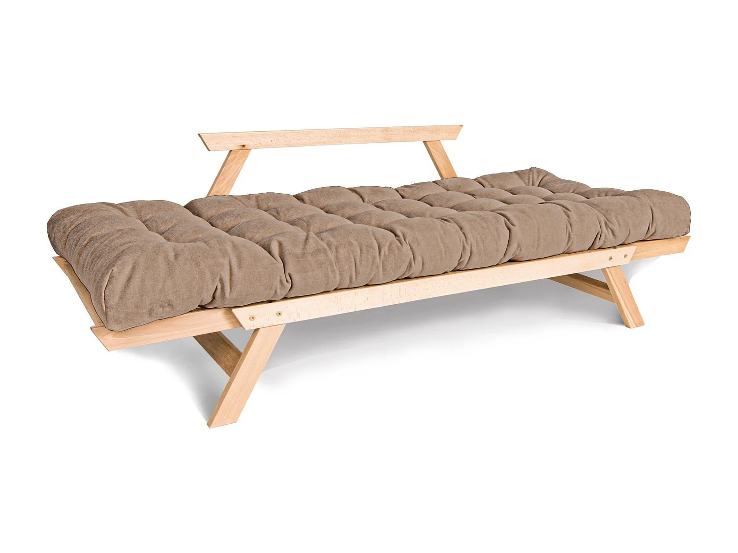 Schlafsofa 1,7x0,83x0,8 m Beige Allegro